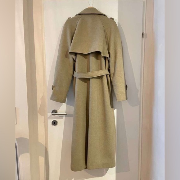 NA-KD by Josephine HJ Beige Wool Trench Coat - EU 36 BNWT - Picture 12 of 16